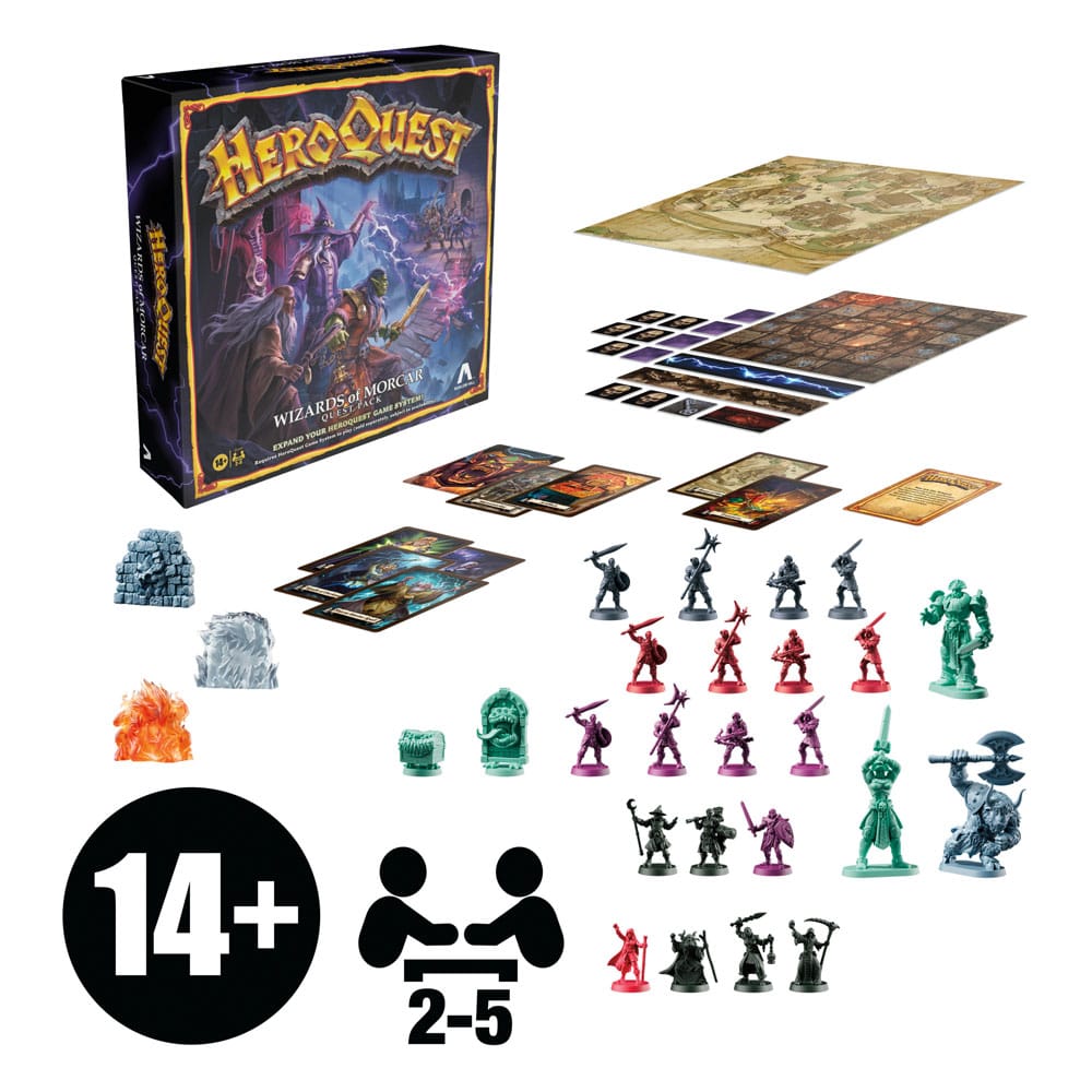 HeroQuest Brettspiel-Erweiterung Wizards of Morcar Abenteuerpack (EN)