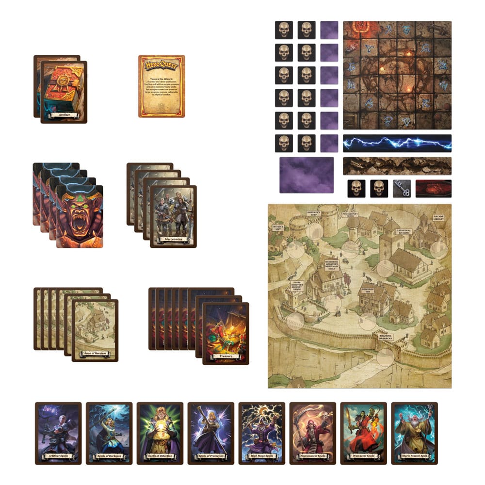 HeroQuest Brettspiel-Erweiterung Wizards of Morcar Abenteuerpack (EN)