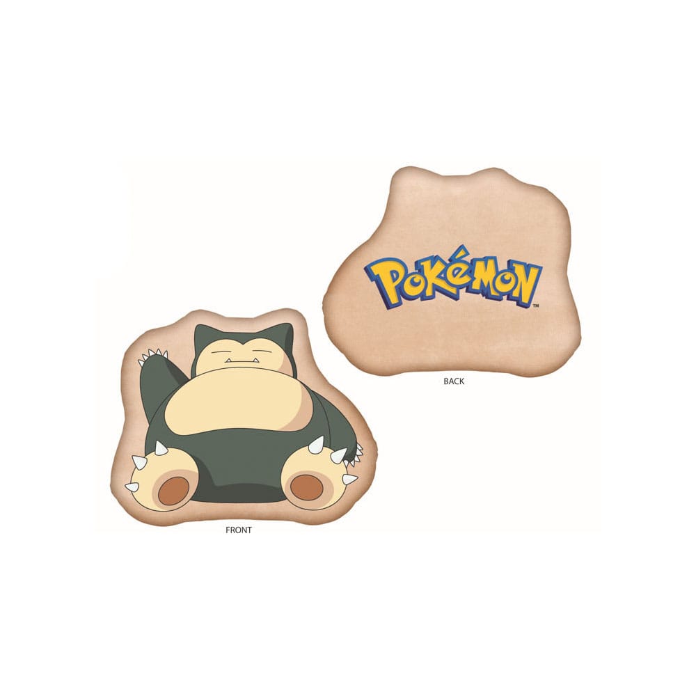 Pokemon Dekokissen Relaxo braun 36 cm