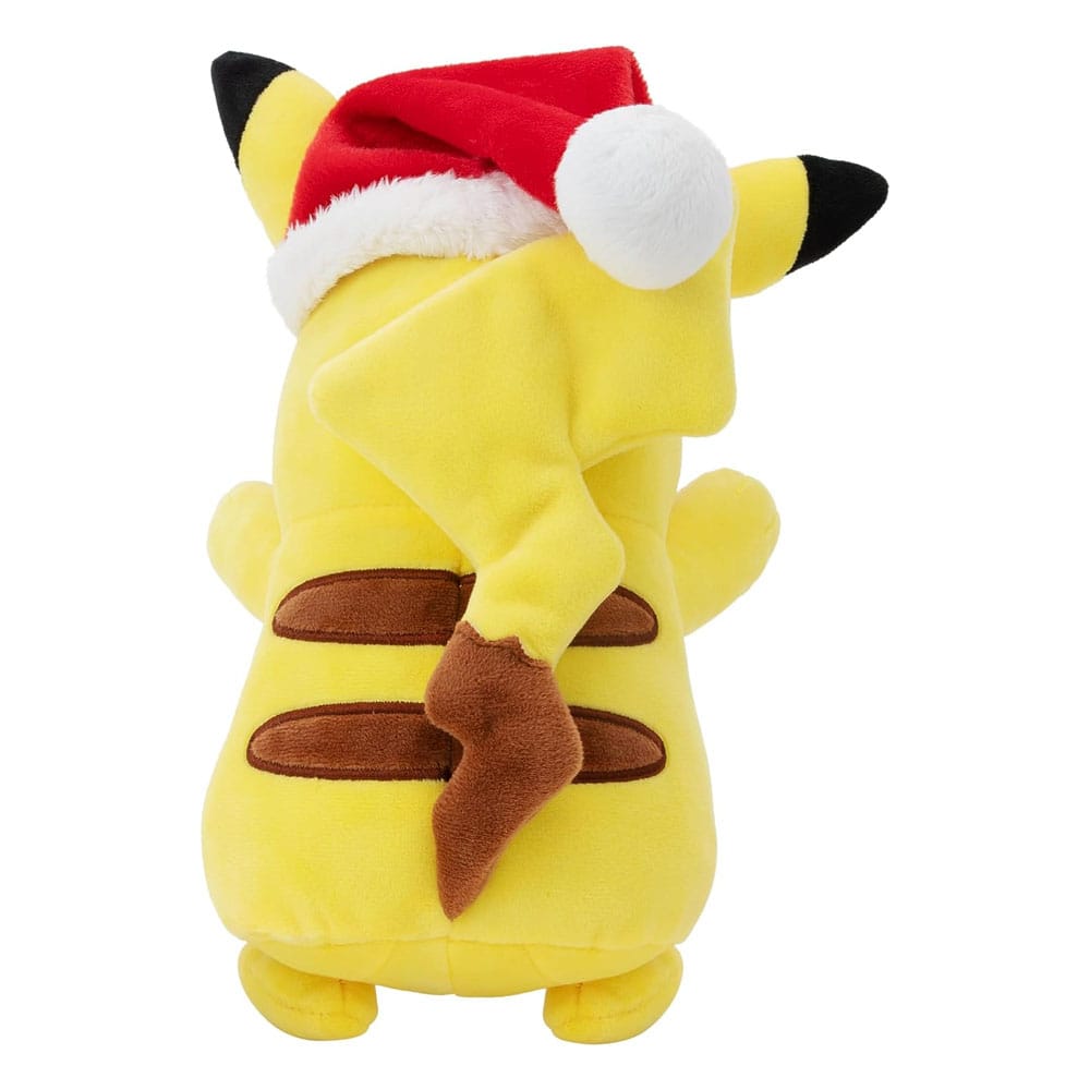 Pokémon Plüschtier Pikachu mit Weihnachtsmütze 20 cm