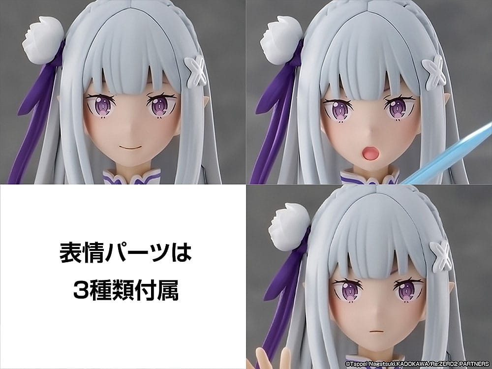 Re:Zero Starting Life in Another World Plastic Model Kit Emilia 16 cm  