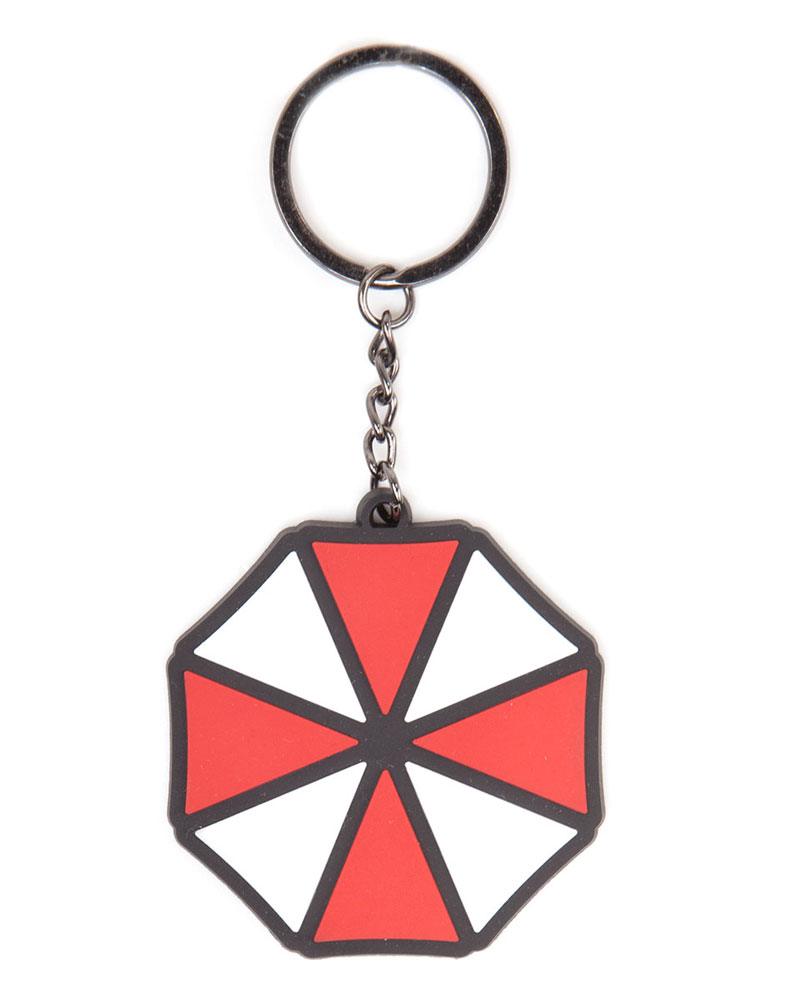 Resident Evil Rubber Keychain Umbrella Logo 7 cm