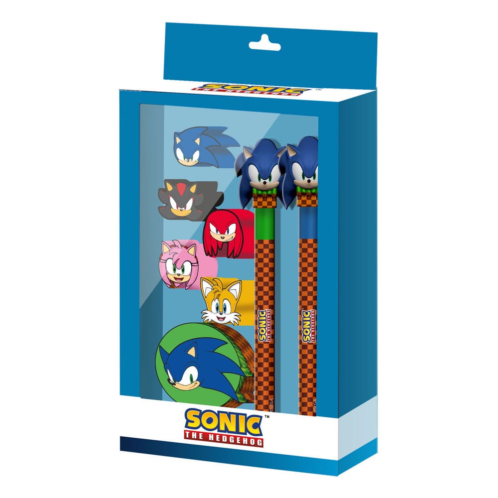 Sonic - The Hedgehog Stationery Set 8-Pack 