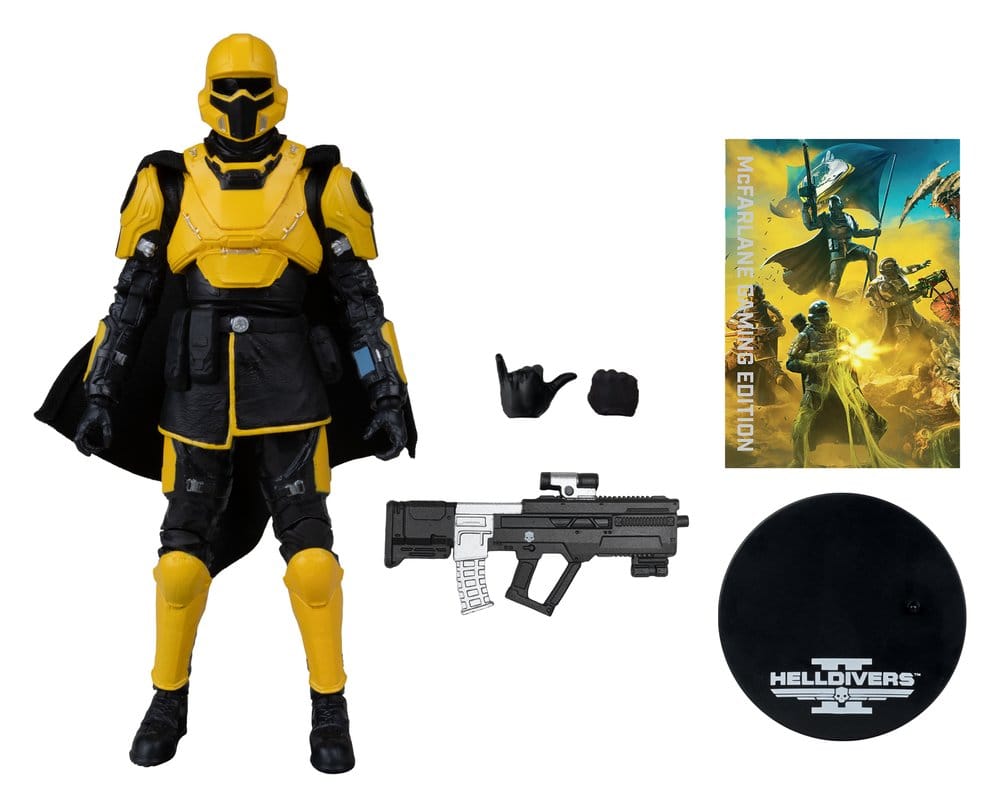 Helldivers II McFarlane Gaming Edition Actionfigur T4-40 Gold Eagle 18 cm