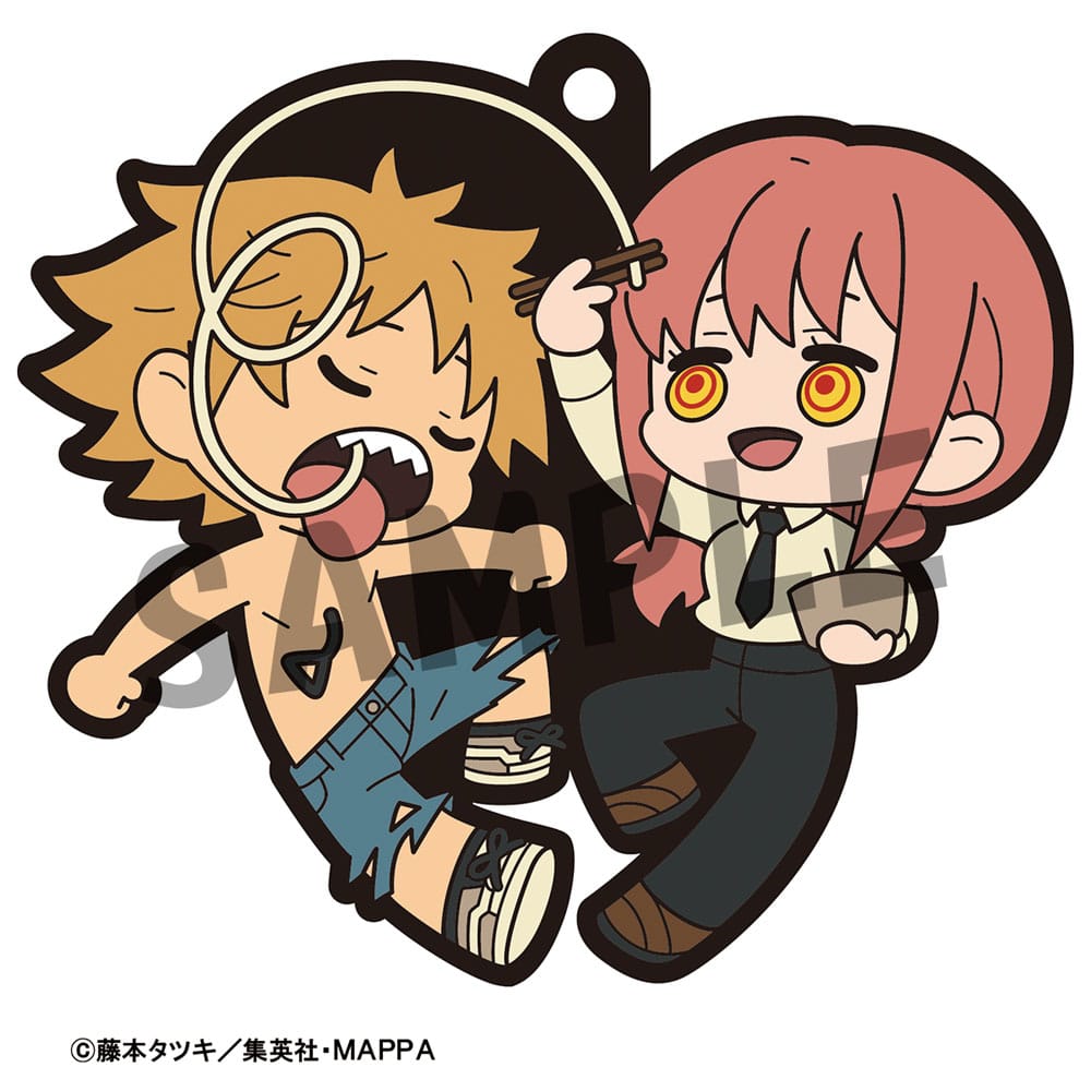 Chainsaw Man Rubber Mascot Buddycolle Gummi-Anhänger 6 cm