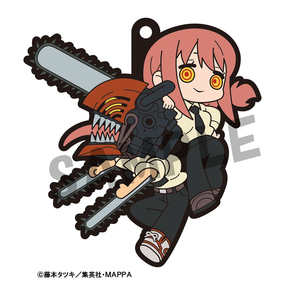 Chainsaw Man Rubber Mascot Buddycolle Gummi-Anhänger 6 cm
