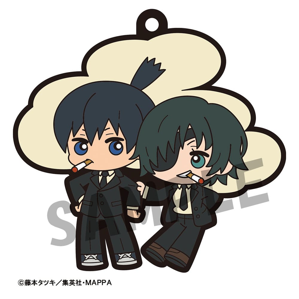 Chainsaw Man Rubber Mascot Buddycolle Gummi-Anhänger 6 cm