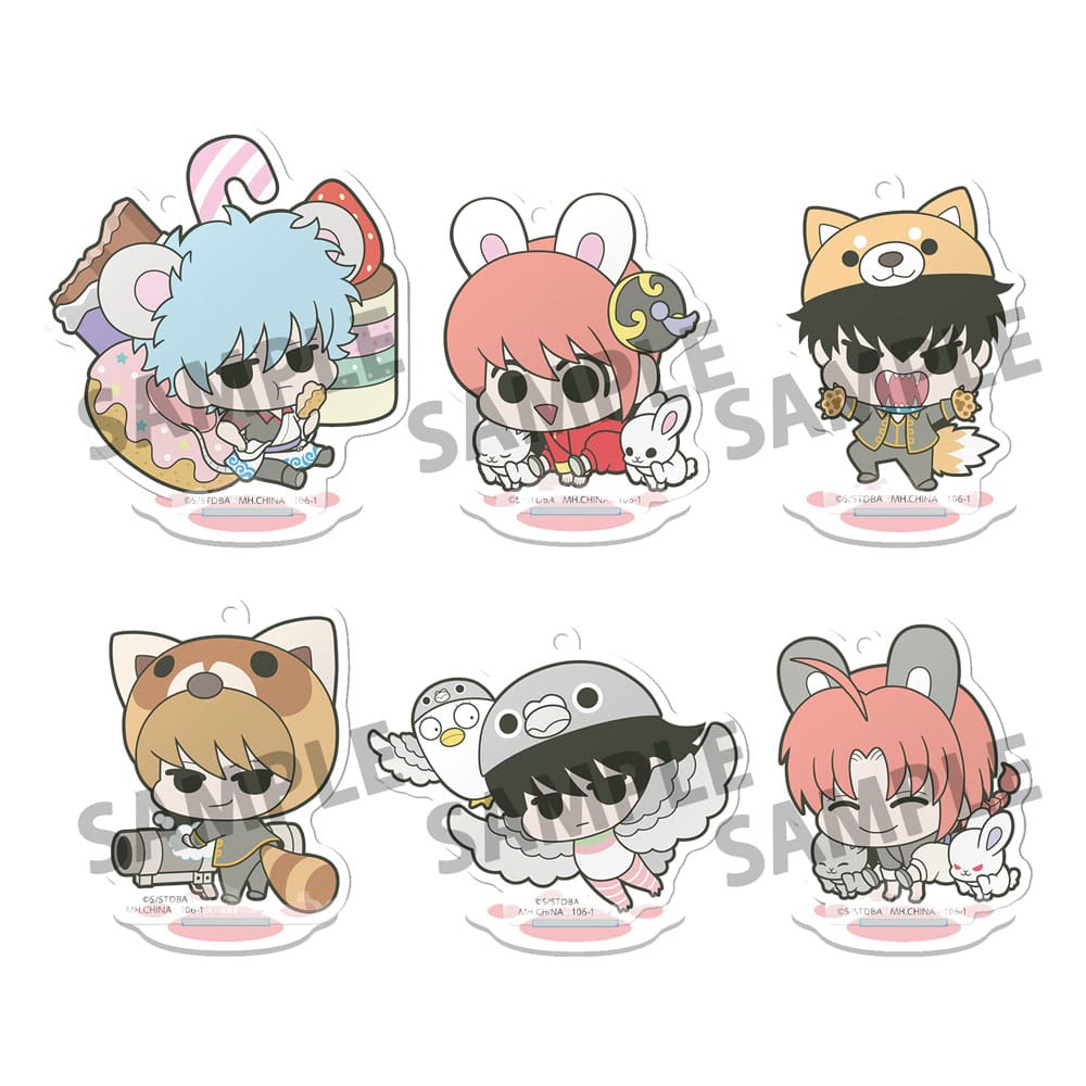 Gintama Acryl Figuren Prince Hata & Animal Paradise 6 cm (Blind Box)