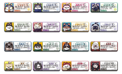 Naruto Mega Cat Project Nyaruto! Metall Ansteck-Buttons Name 5 cm (Blind Bag)