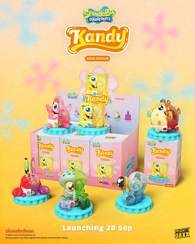 Spongebob Schwammkopf Blind Box Kandy x Jason Freeny Collection Spongebob (Soda Edition)