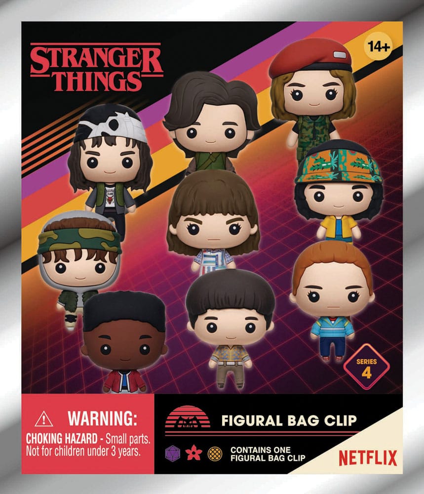 Stranger Things 3D PVC-Taschenanhänger Series 4