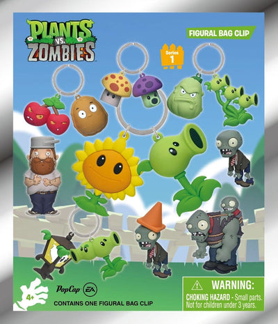 Plants vs. Zombies 3D PVC-Taschenanhänger Serie 1 (Blind Box)