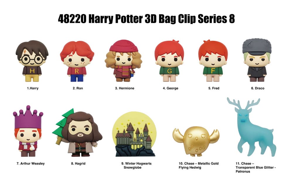 Harry Potter 3D PVC-Taschenanhänger Series 8 (Blind Bag)