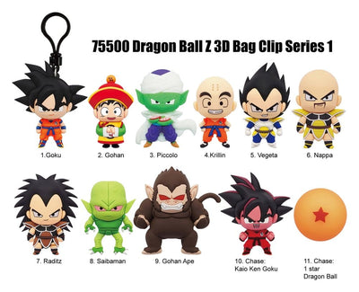 Dragon Ball Z 3D Schaumstoff-Taschenanhänger Serie 1 (Blind Bag)