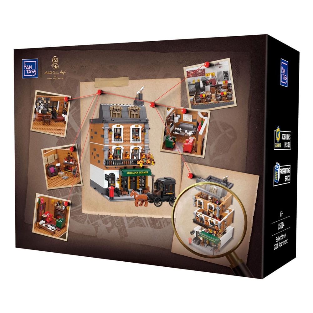 Sherlock Holmes Construction Set Baker Street 221B Apartment 42 cm        