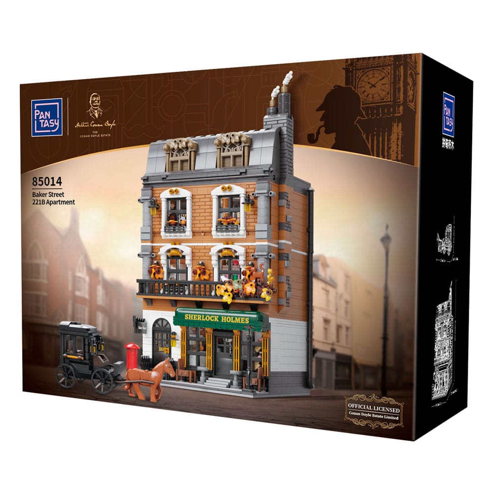 Sherlock Holmes Construction Set Baker Street 221B Apartment 42 cm        