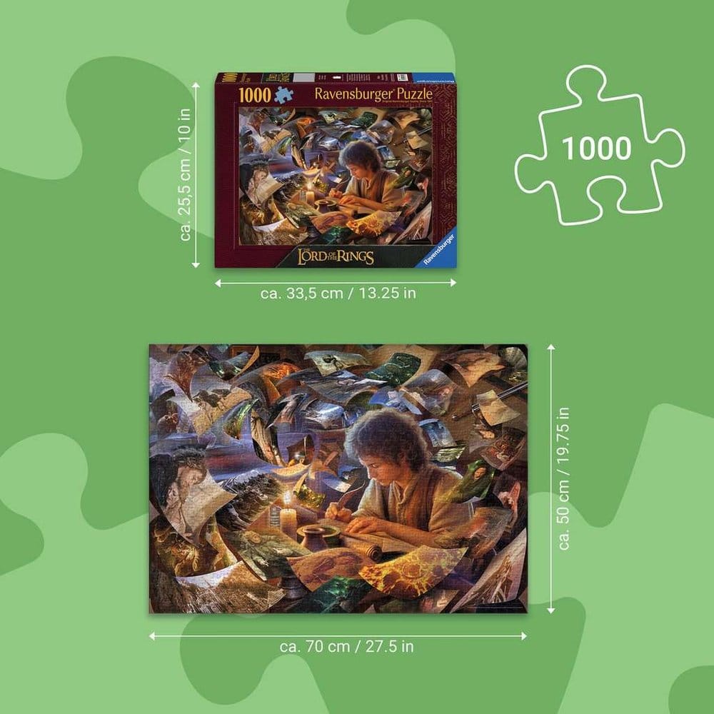 Der Herr der Ringe Puzzle Frodos Reise (.1000 Teile)