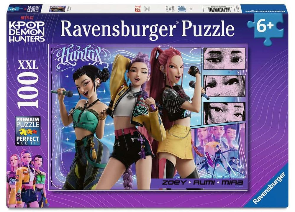 KPop Demon Hunters Kinderpuzzle Happy fans, happy Honmoon! (100 Teile XXL)