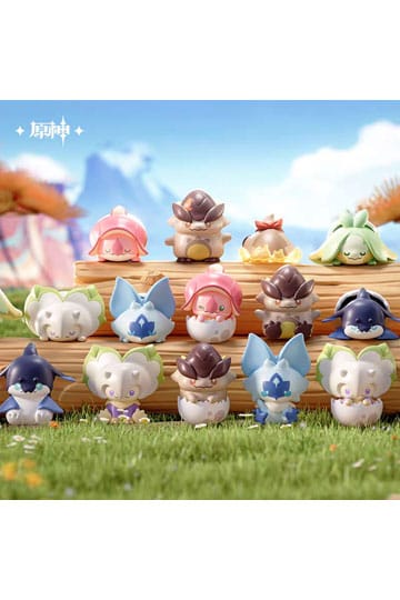 Genshin Impact Natlan Saurian Series Minifiguren 4 cm Blind Box