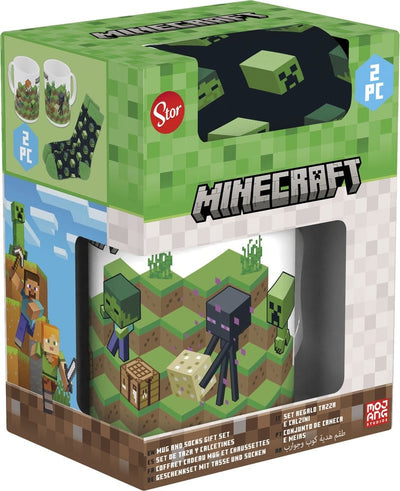 Minecraft Tasse & Socken Set