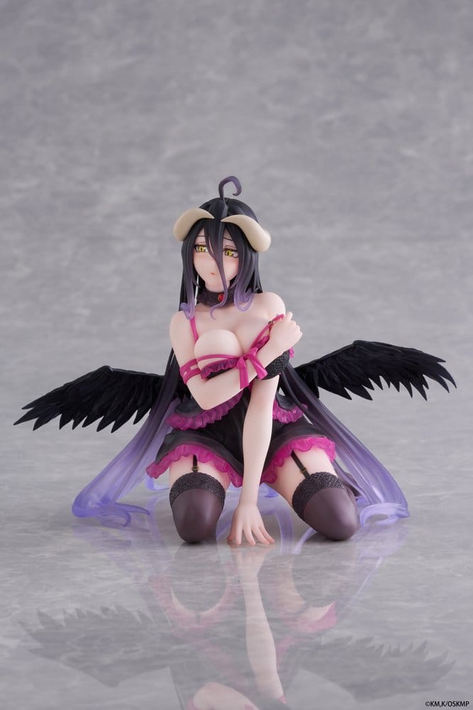 Overlord Desktop Cute PVC Figur Albedo (Negligee ver.) 13 cm