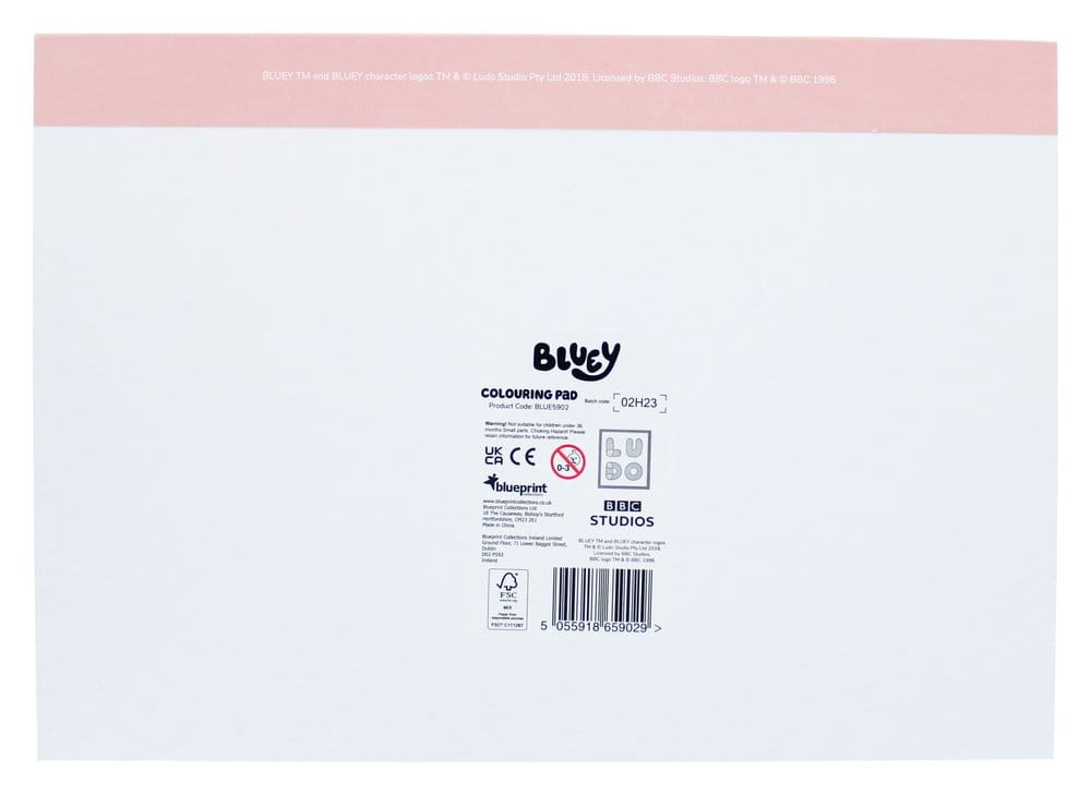 Bluey Malbuch A4 & Sticker Set