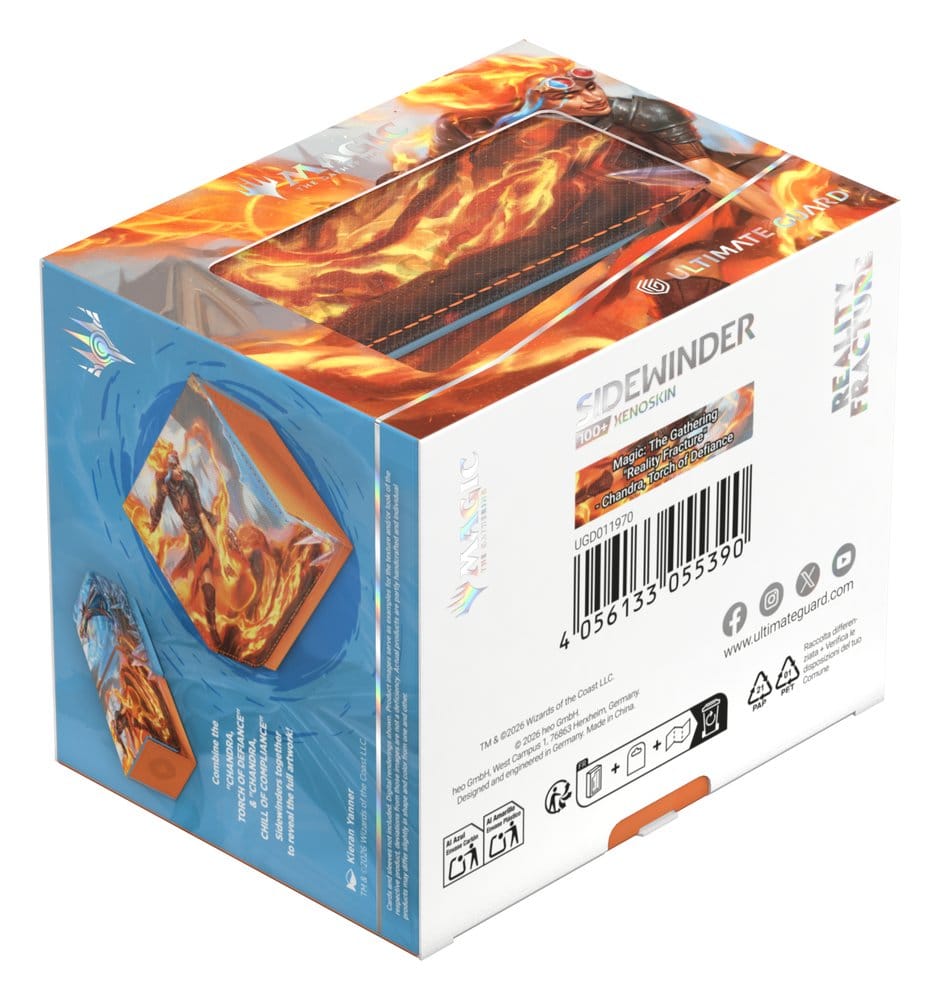 Ultimate Guard Sidewinder 100+ Xenoskin Magic: The Gathering "Reality Fracture" - Chandra, Torch of Defiance