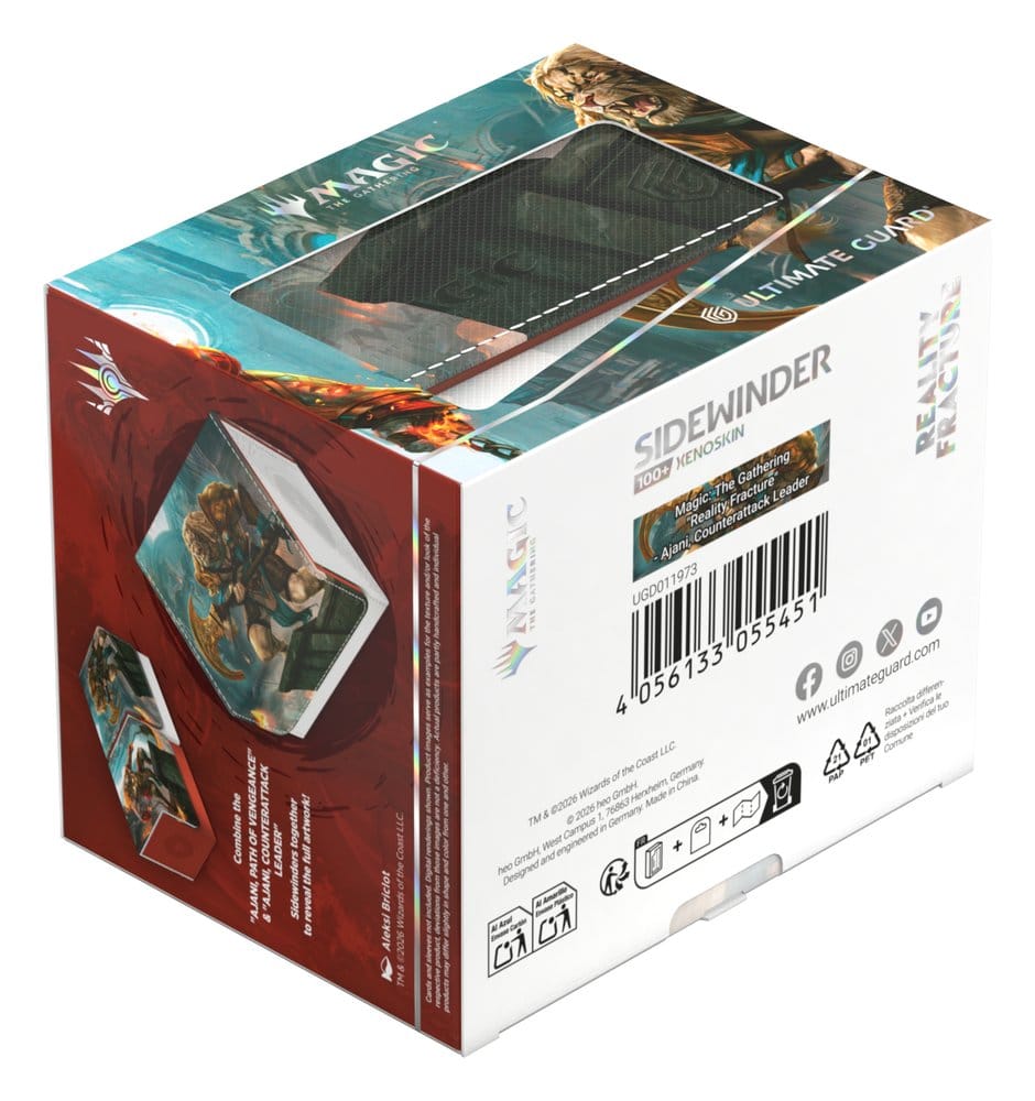 Ultimate Guard Sidewinder 100+ Xenoskin Magic: The Gathering "Reality Fracture" - Ajani, Counterattack Leader