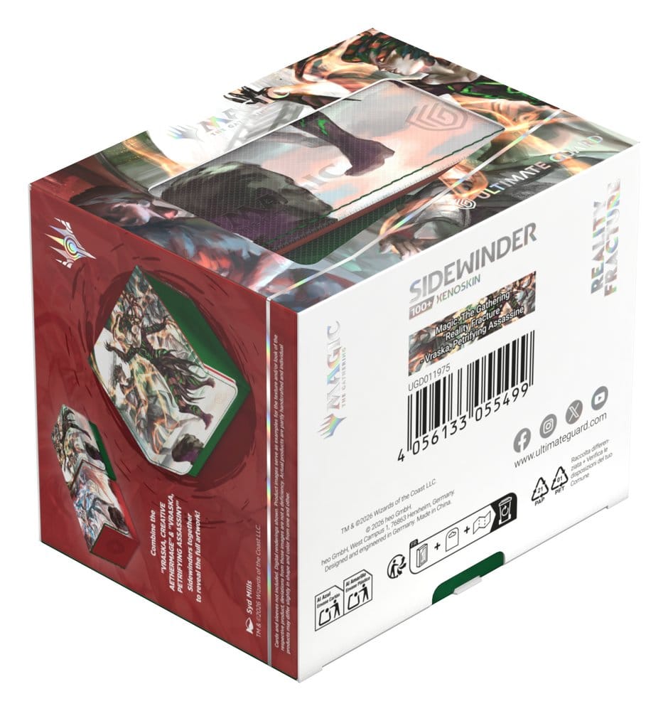 Ultimate Guard Sidewinder 100+ Xenoskin Magic: The Gathering "Reality Fracture" - Vraska, Petrifying Assassin