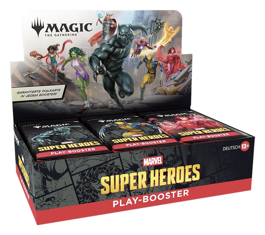 Magic the Gathering Marvel Super Heroes Play Booster-Display (30) (DE)
