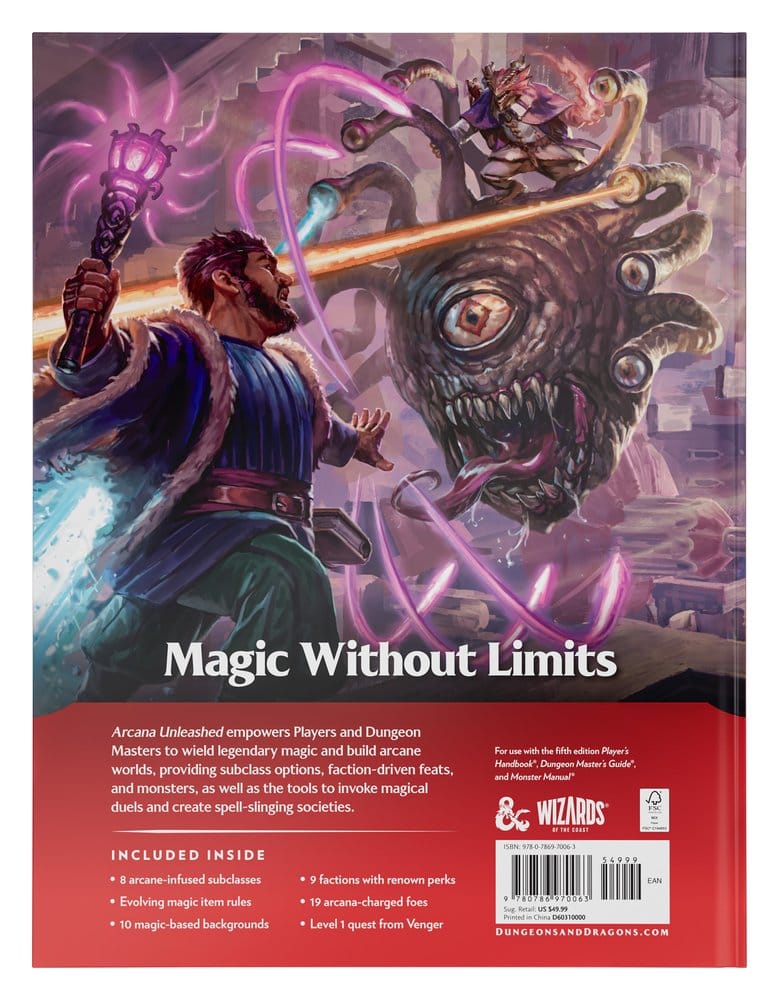 Dungeons & Dragons RPG Arcana Unleashed: Gameplay Expansion Buch (EN)