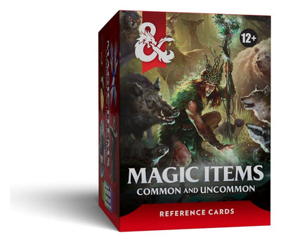 Dungeons & Dragons RPG Referenzkarten - Magische Gegenstände (Gewöhnlich und Ungewöhnlich) (Tiere und NSCs) (EN)