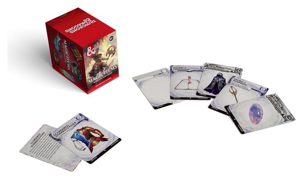 Dungeons & Dragons RPG Referenzkarten - Magische Gegenstände (Selten und Sehr selten) (EN)