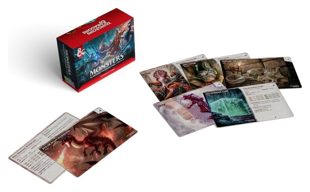 Dungeons & Dragons RPG Referenzkarten: Monster (Furchterregend und Wild) (EN)