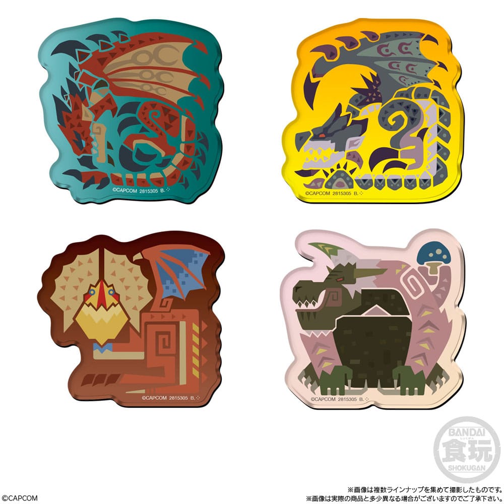 Monster Hunter Wilds Magnet 5 cm Chara Magnet Blind Bag