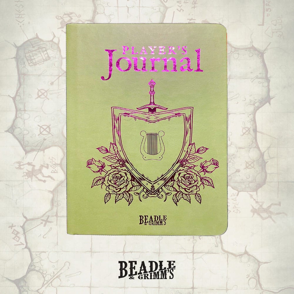Notizbuch A5 Player's Journal Sage Green Shield