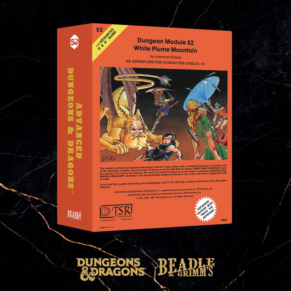 Dungeons & Dragons Classic Module Dice Set White Plume Mountain (7)    