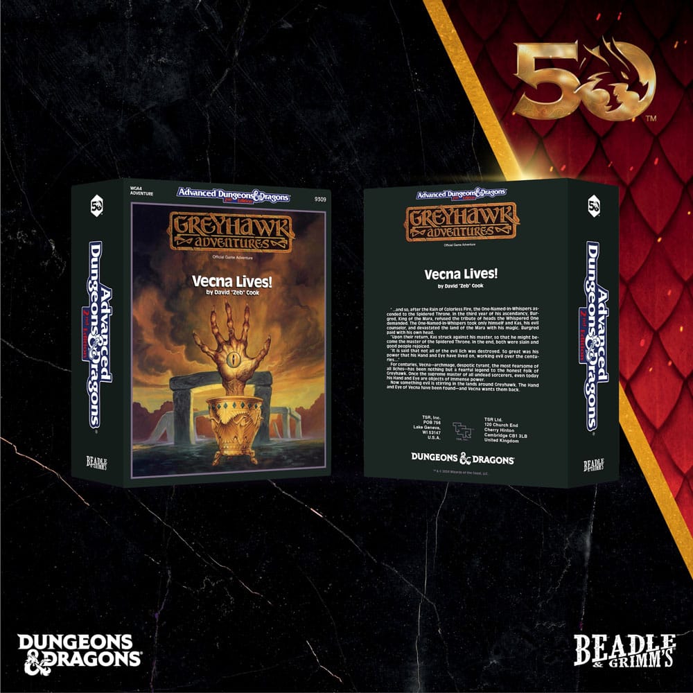 Dungeons & Dragons Classic Module Dice Set Vecna Lives (7)    