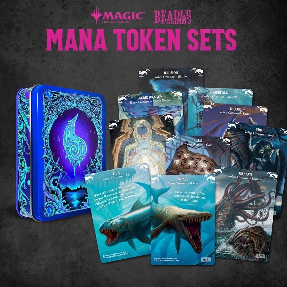 Magic the Gathering Dice and Token Pack Blue Mana (EN)
