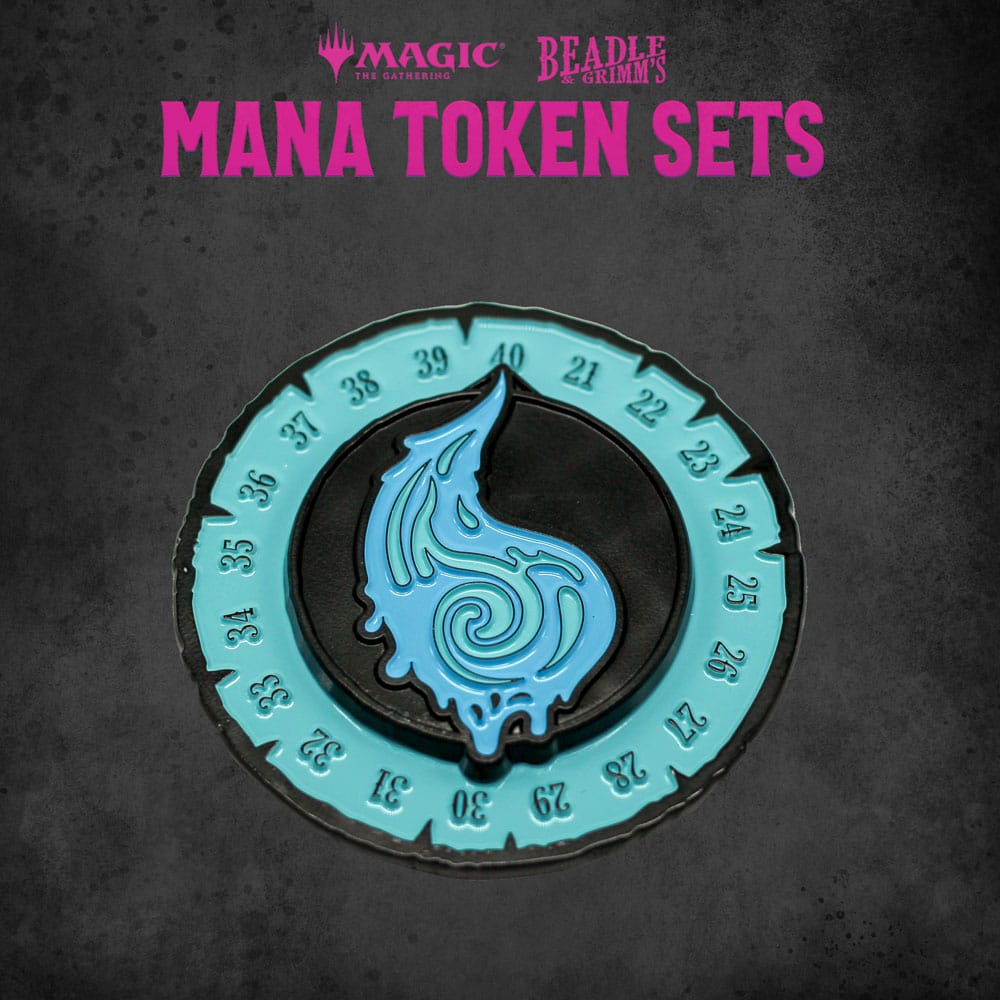 Magic the Gathering Dice and Token Pack Blue Mana (EN)