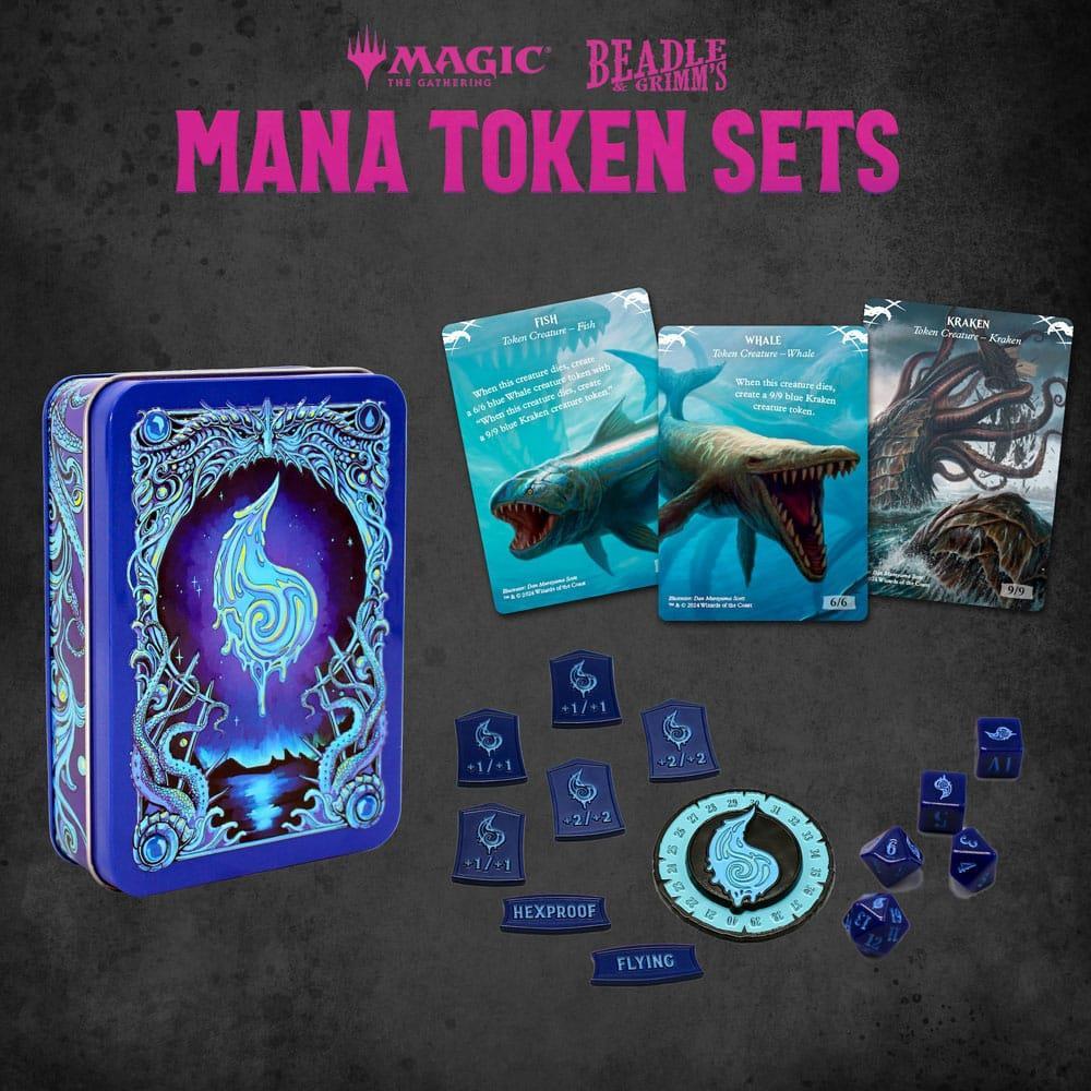 Magic the Gathering Dice and Token Pack Blue Mana (EN)