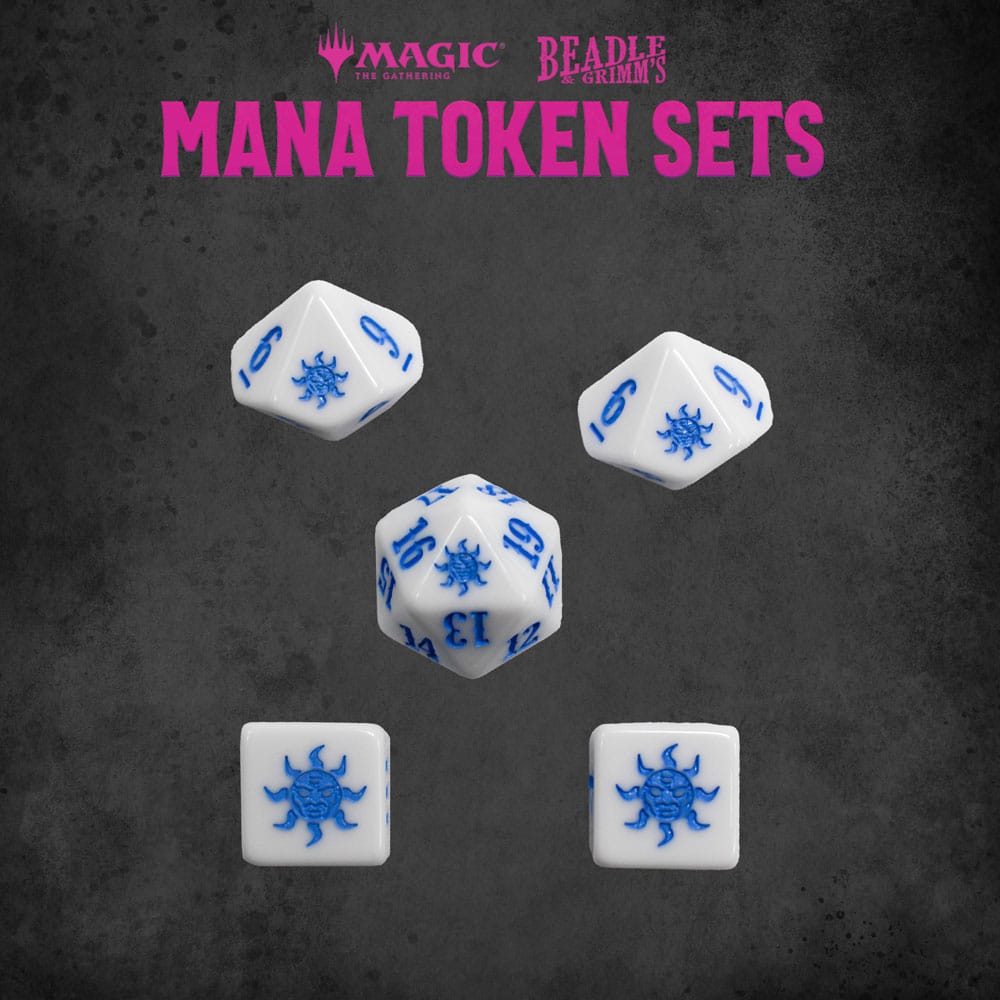 Magic the Gathering Dice and Token Pack White Mana (EN)