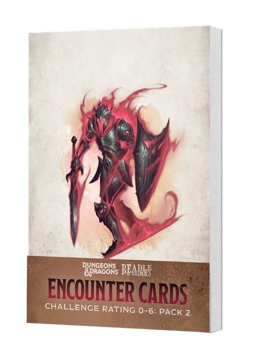Dungeons & Dragons RPG Encounter Cards Challenge Rating 0-6: Pack 2 (EN)