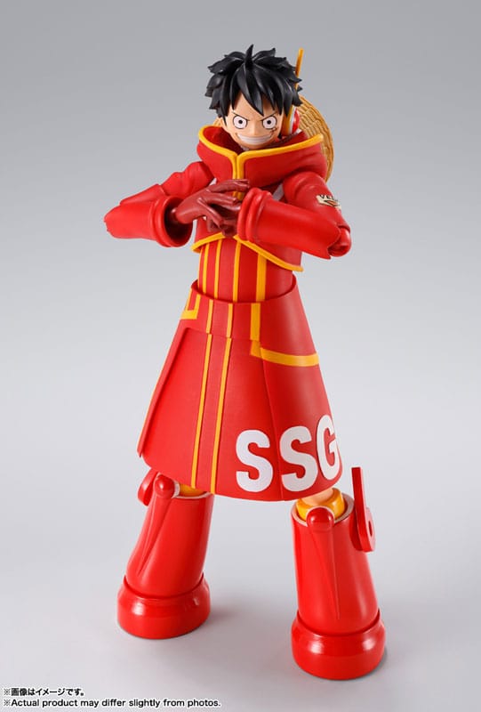 One Piece S.H.Figuarts Actionfigur Monkey D. Ruffy Future Island Egghead 15 cm