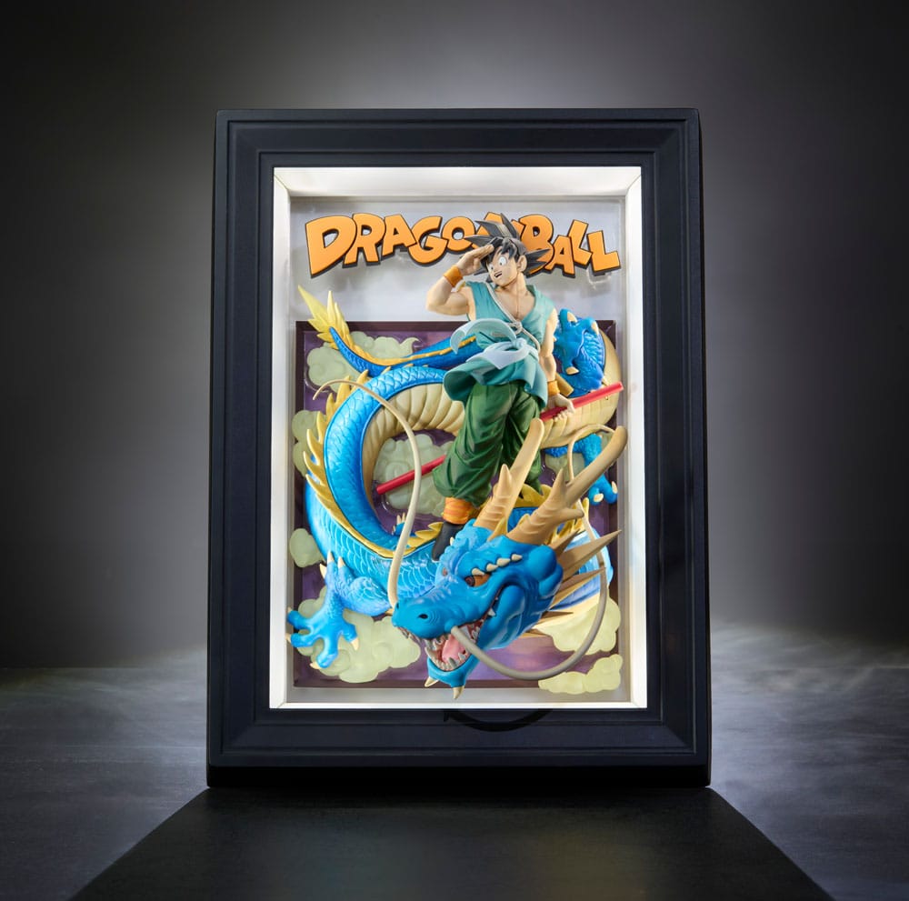 Dragon Ball Z Tamashii Art 3D Relief-Bild Son Goku & Dragon 27 cm