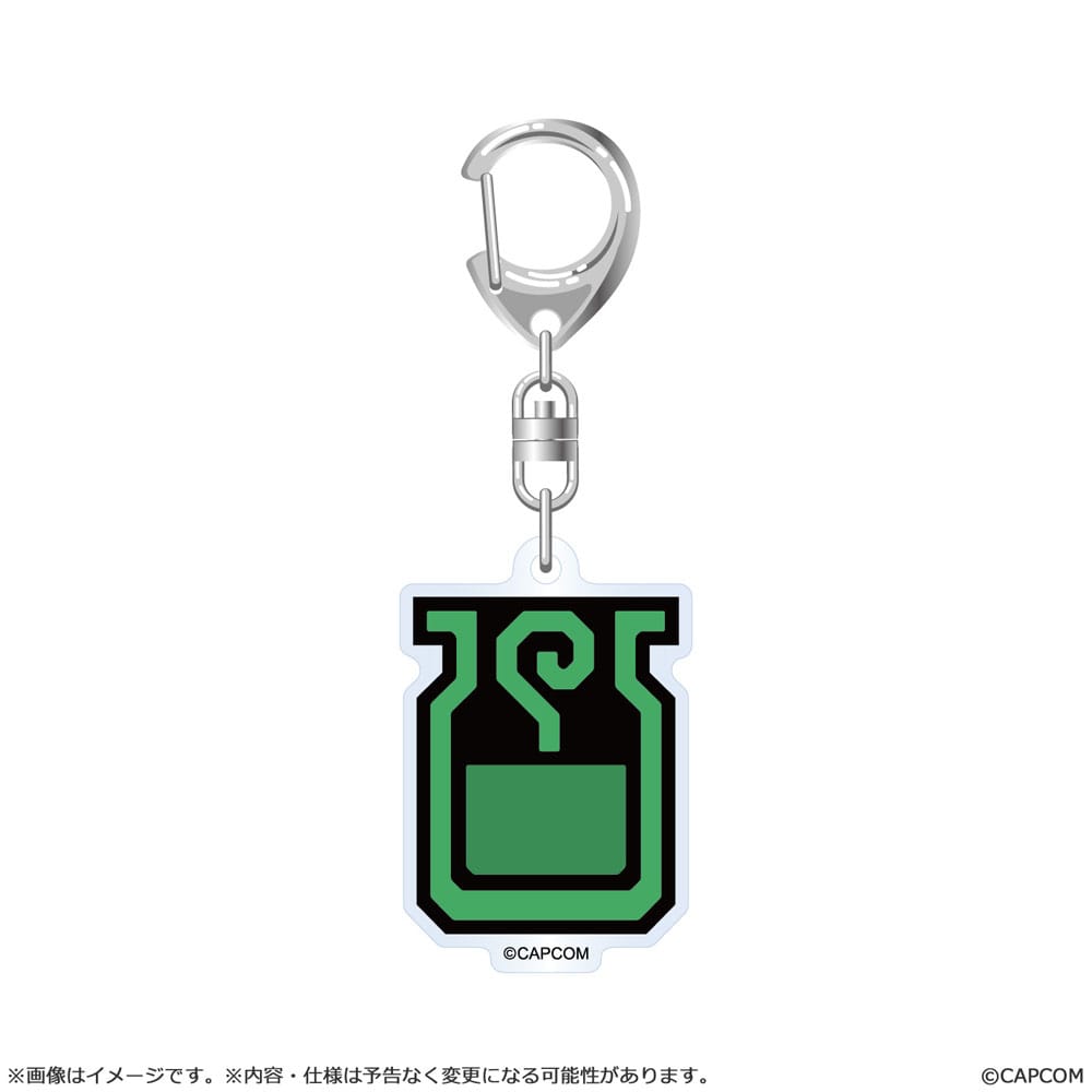Monster Hunter Wilds Acryl Keychain Item Icon 6 cm