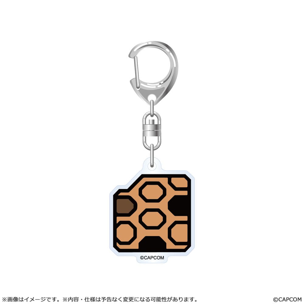 Monster Hunter Wilds Acryl Keychain Item Icon 6 cm