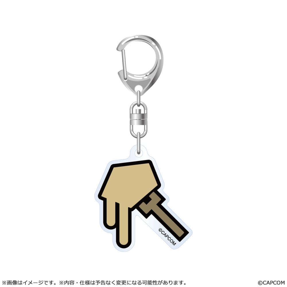 Monster Hunter Wilds Acryl Keychain Item Icon 6 cm