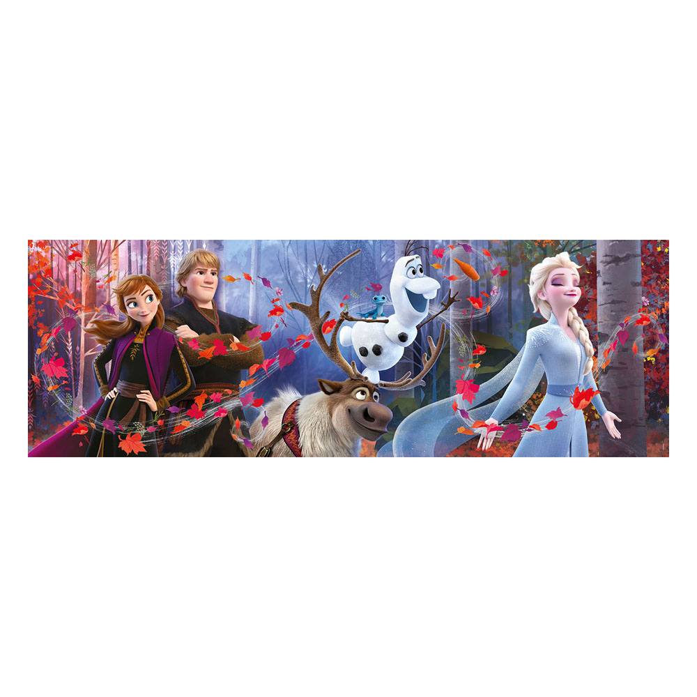 Frozen II Panorama Jigsaw Puzzle Cast (1.000 pieces)