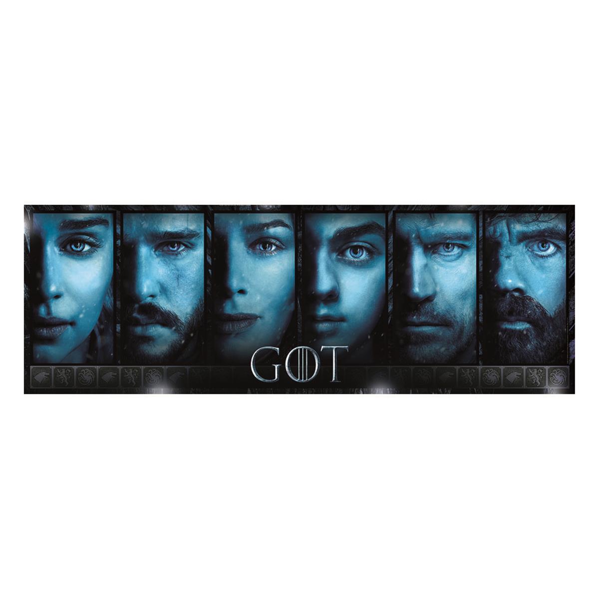 Game of Thrones Panorama Puzzle Faces (1.000 Teile)